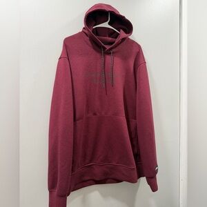American Eagle Outfitters Men's Burgundy Hoodie size XXL